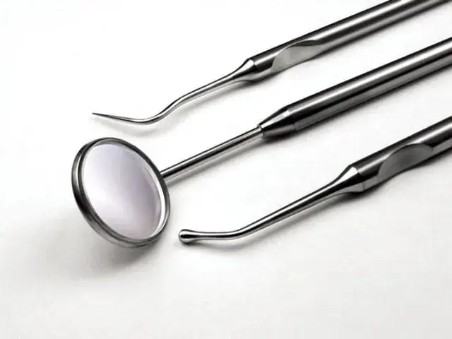 Dental mirror and probes