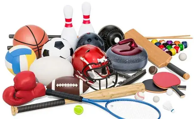 Balls, bats, boxing gloves and other sports equipment